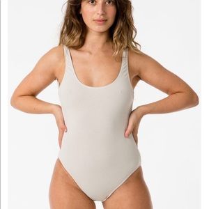 Los Angeles Apparel Light Grey Bodysuit
